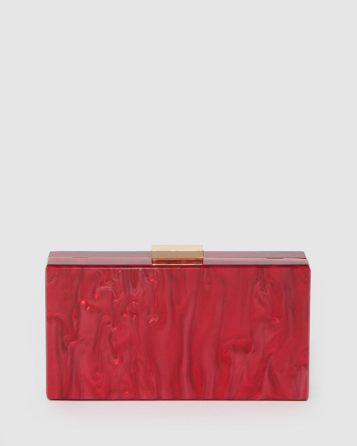 Colette by Colette Hayman Rainbow Mabel Acrylic Clutch Bag