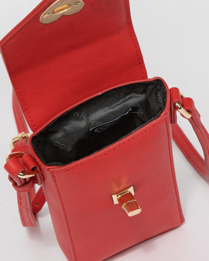 Colette by Colette Hayman Red Abby Mobile Cross Body