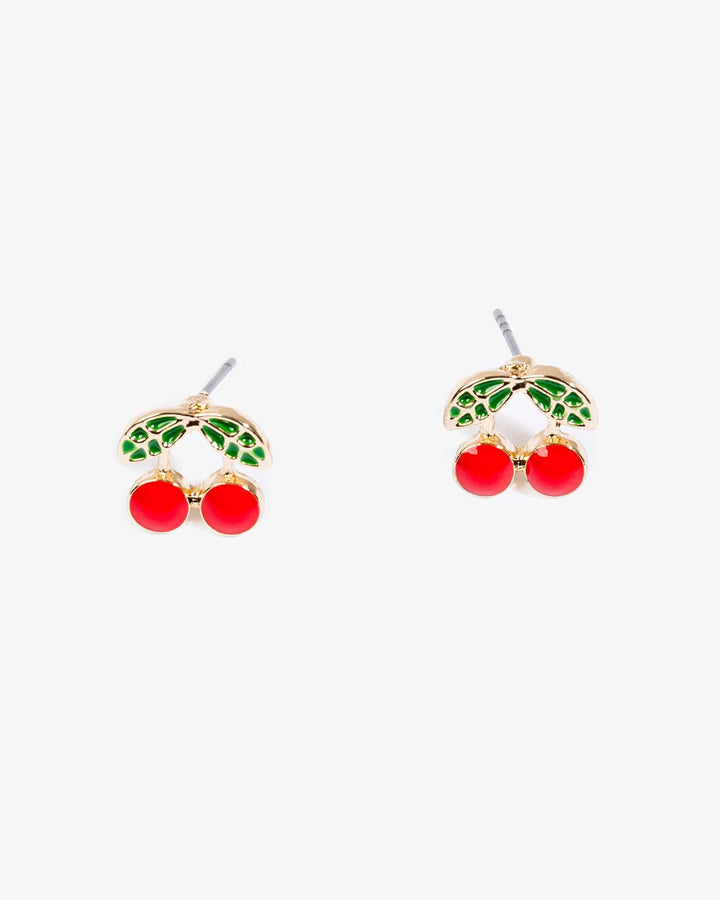 Colette by Colette Hayman Red Cherry Stud Earrings