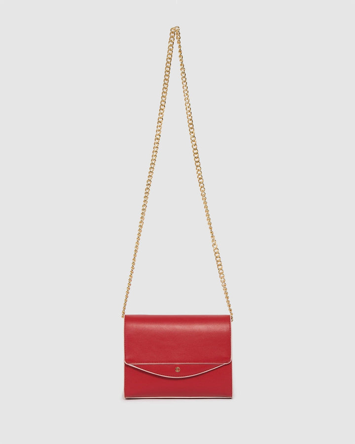 Colette by Colette Hayman Red Iva Panel Crossbody Bag