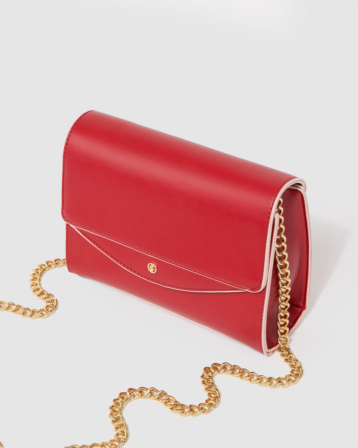 Colette by Colette Hayman Red Iva Panel Crossbody Bag