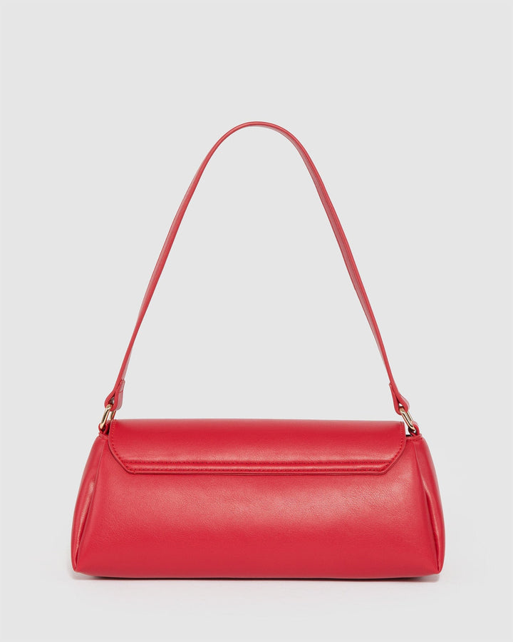 Colette by Colette Hayman Red Keely Flap Shoulder Bag