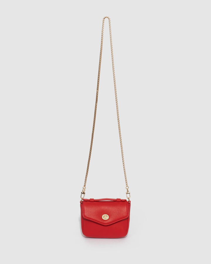 Colette by Colette Hayman Red Ludy Top Handle Bag