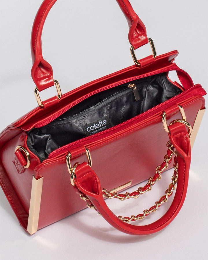 Colette by Colette Hayman Red Sia Chain Mini Bag