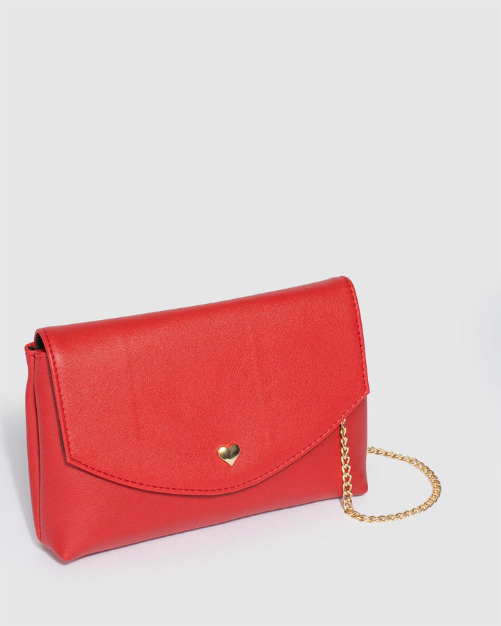Colette by Colette Hayman Red Sydney Envelope Crossbody Bag