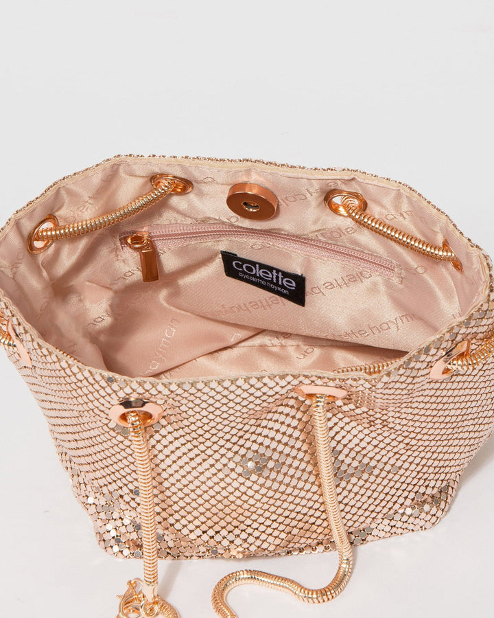 Colette by Colette Hayman Rose Gold Destiny Clutch Bag