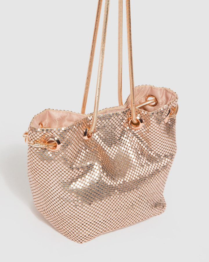 Colette by Colette Hayman Rose Gold Destiny Clutch Bag