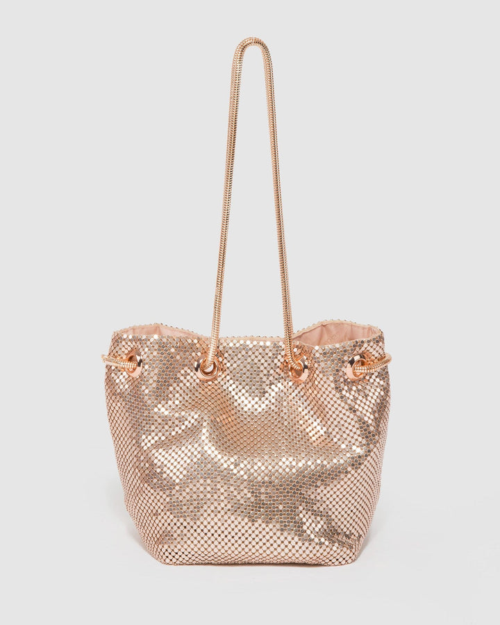Colette by Colette Hayman Rose Gold Destiny Clutch Bag