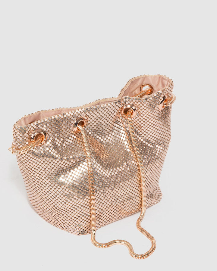 Colette by Colette Hayman Rose Gold Destiny Clutch Bag