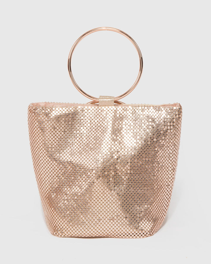 Colette by Colette Hayman Rose Gold Robyn Disco Bag