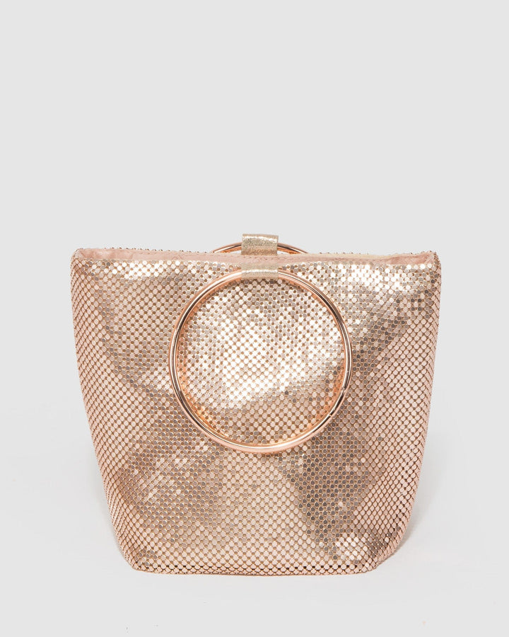 Colette by Colette Hayman Rose Gold Robyn Disco Bag