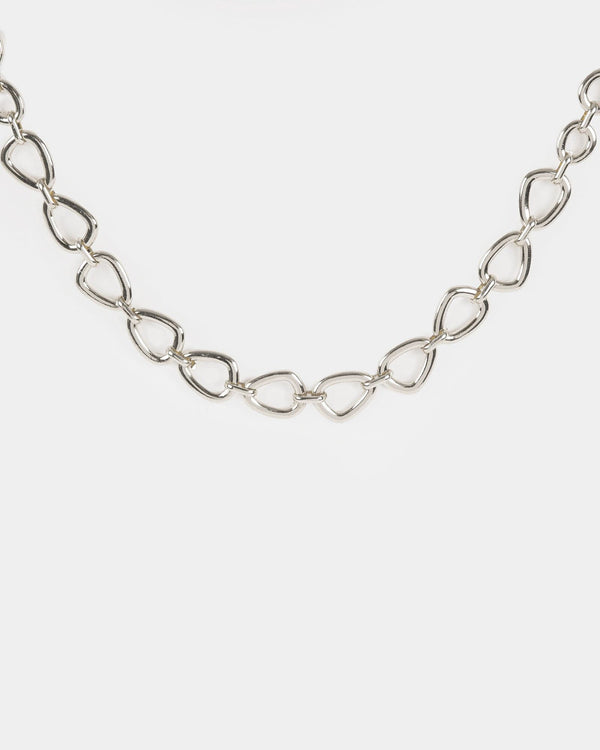 Colette by Colette Hayman Silver Chunky Chain Long Necklace