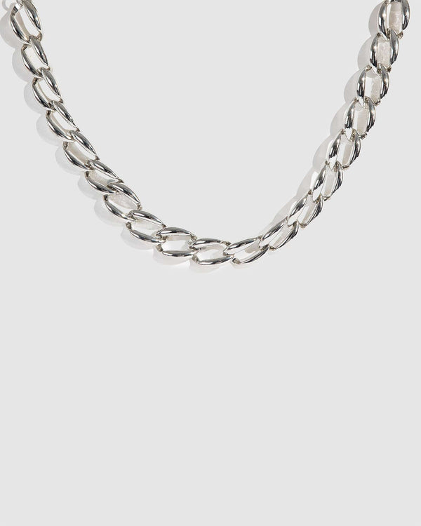 Colette by Colette Hayman Silver Chunky Chain Necklace