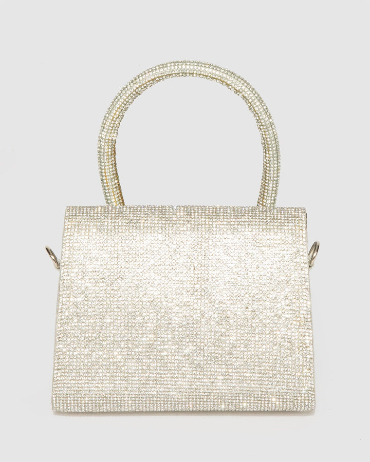 Colette by Colette Hayman Silver Kiki Crystal Bag