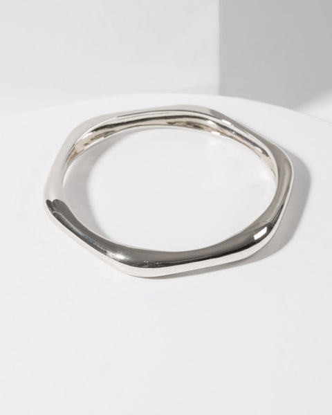 999 ファッション Llife FLAQUE BANGLE SILVER