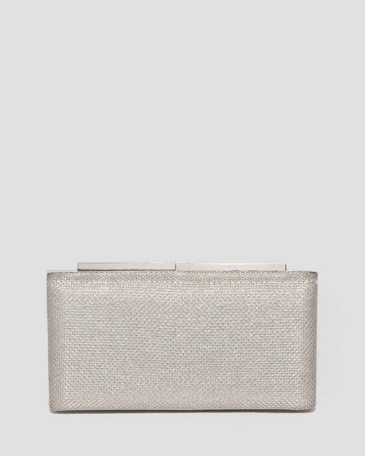 Colette by Colette Hayman Silver Lulu Clutch Bag