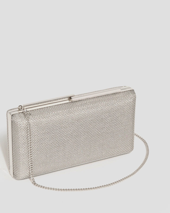 Colette by Colette Hayman Silver Lulu Clutch Bag