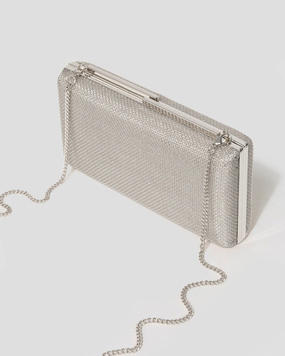 Silver Lulu Clutch Bag colette hayman - Main Image