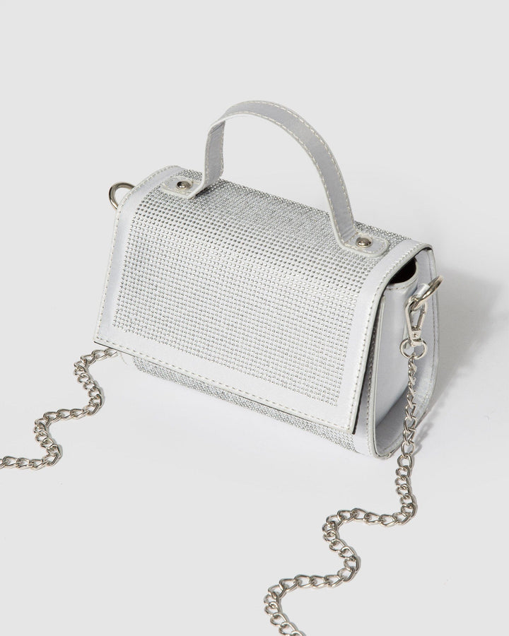 Colette by Colette Hayman Silver Milo Mini Top Handle Bag