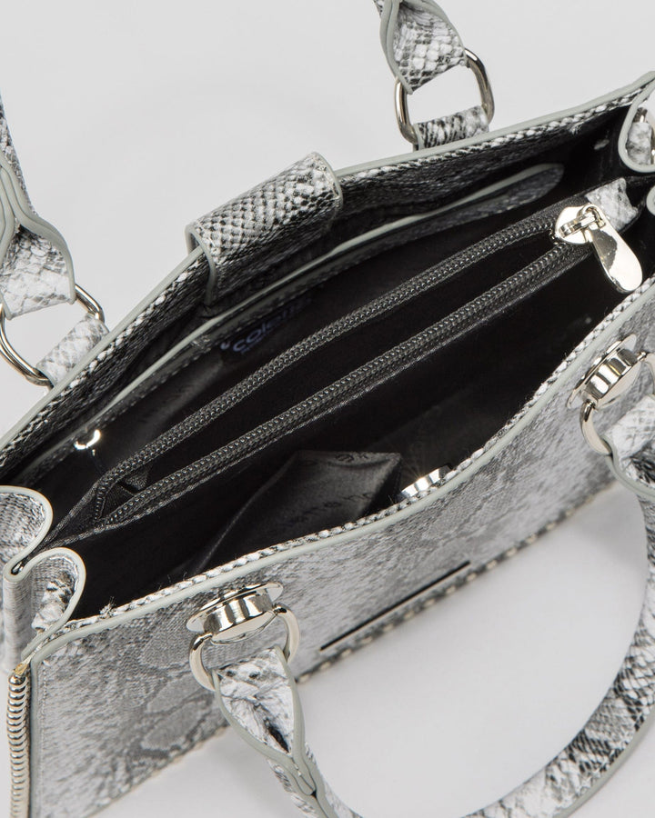 Colette by Colette Hayman Snake Print Alina Stud Mini Tote Bag