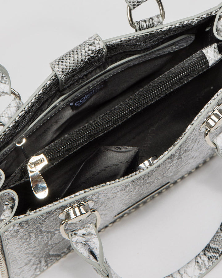 Colette by Colette Hayman Snake Print Alina Stud Mini Tote Bag