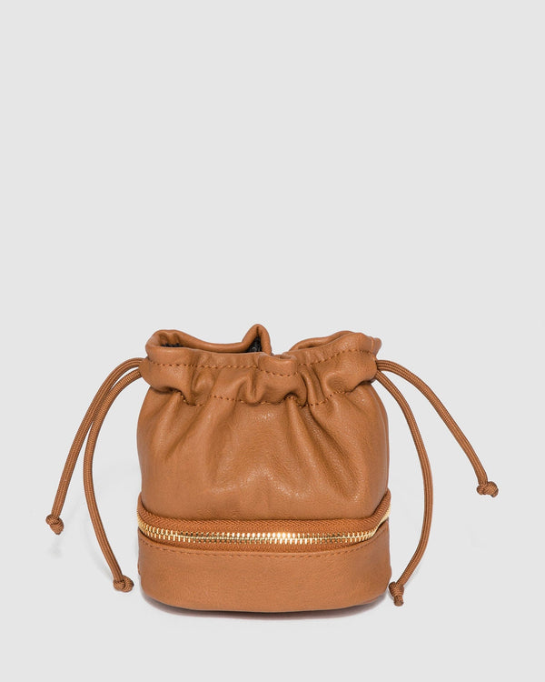 Colette by Colette Hayman Tan Kimberly Pouch Bag