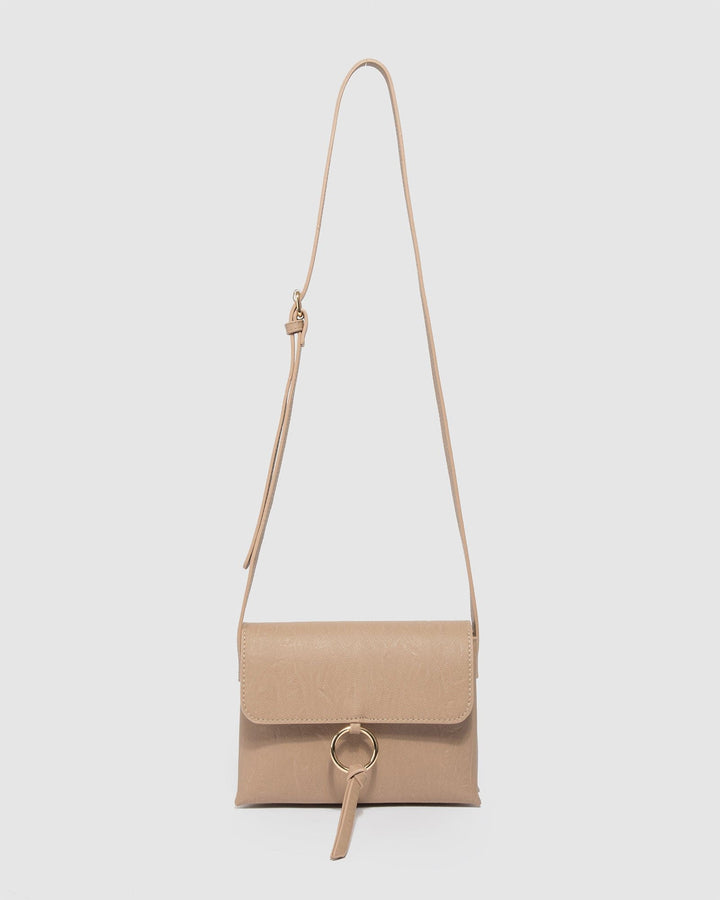 Colette by Colette Hayman Taupe Brooklyn Crossbody Bag