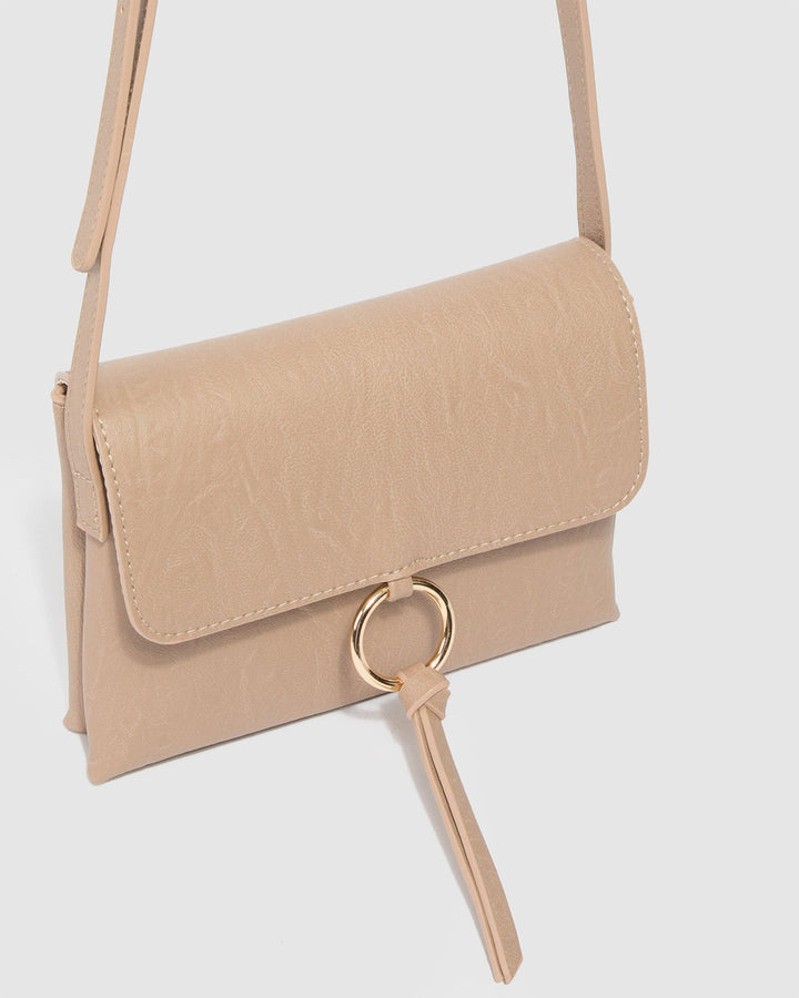 Colette by Colette Hayman Taupe Brooklyn Crossbody Bag