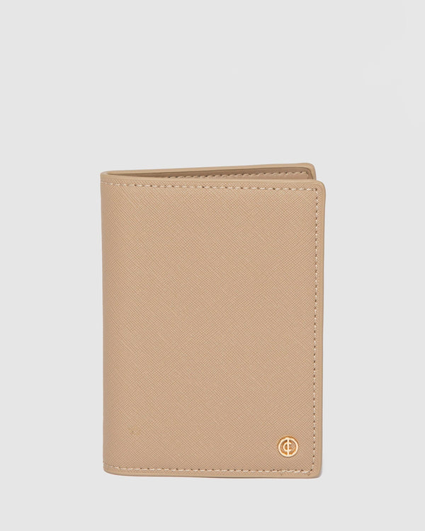 Colette by Colette Hayman Taupe Classic Passport Holder