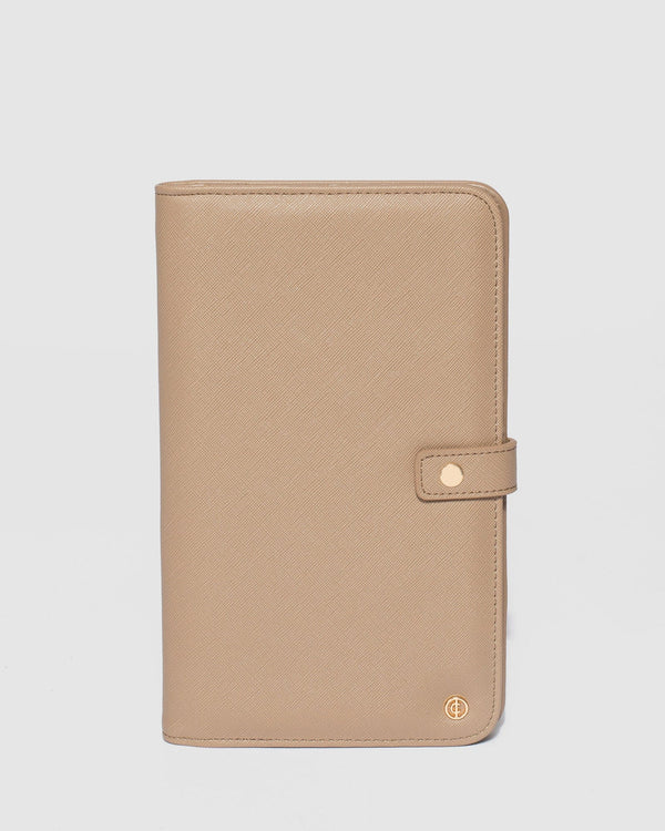 Colette by Colette Hayman Taupe Classic Travel Wallet