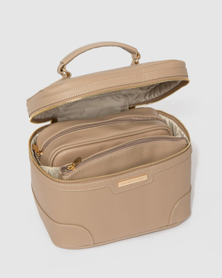 Colette by Colette Hayman Taupe Cosmetic Case Pack