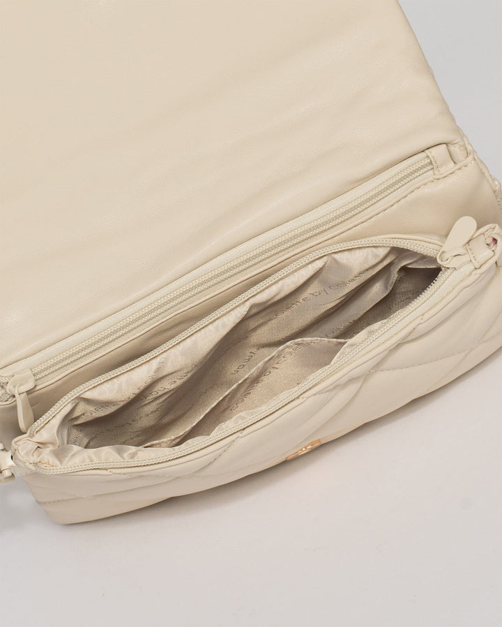 Colette by Colette Hayman Taupe Nina Crossbody Bag