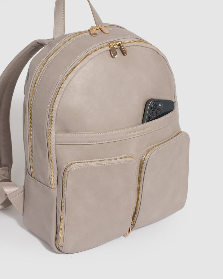 Colette by Colette Hayman Taupe Ria Tech Bag Backpack