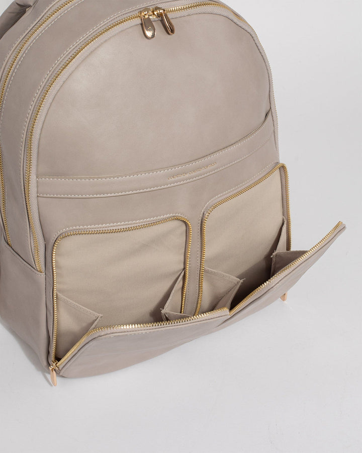 Colette by Colette Hayman Taupe Ria Tech Bag Backpack