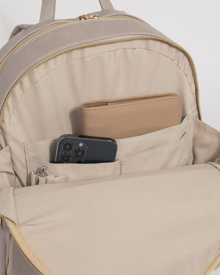 Colette by Colette Hayman Taupe Ria Tech Bag Backpack