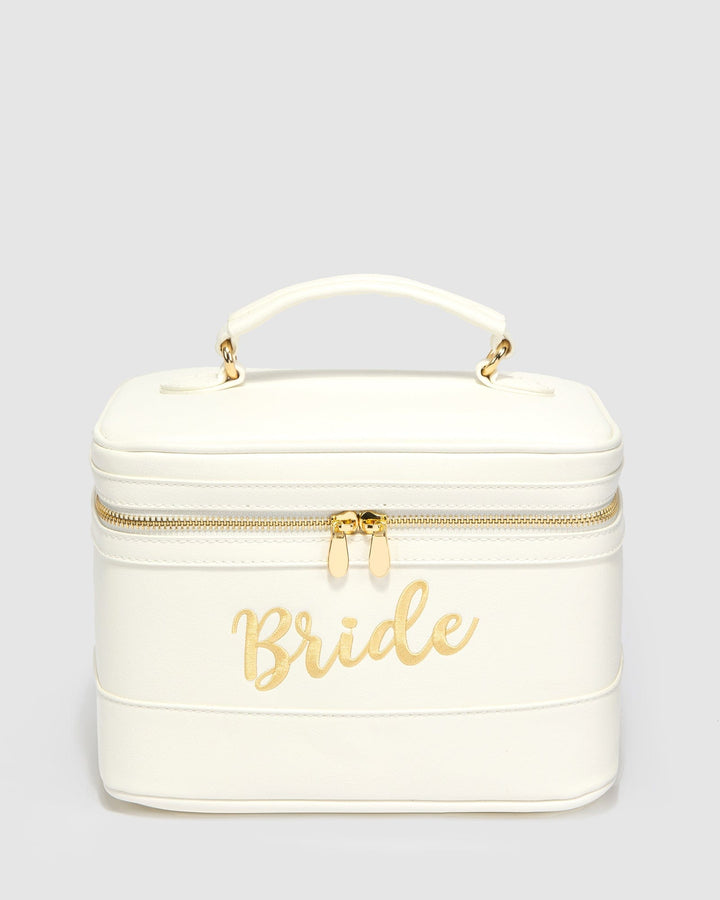 Colette by Colette Hayman White Bride Cosmetic Case