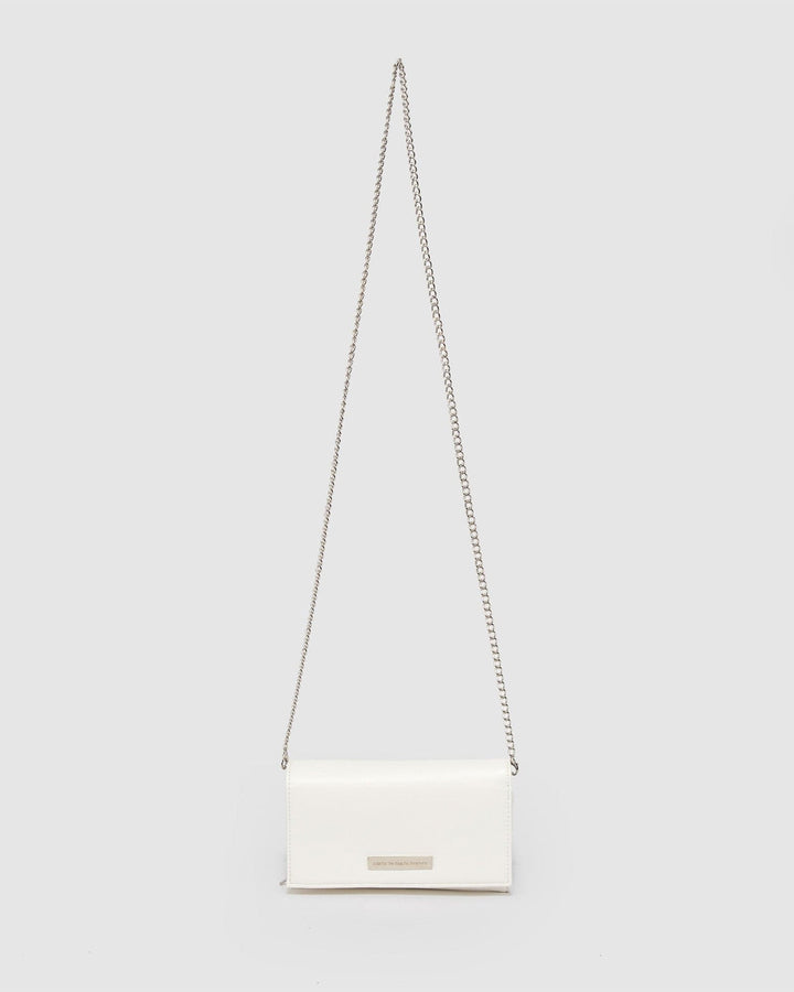Colette by Colette Hayman White Dana Chain Wallet