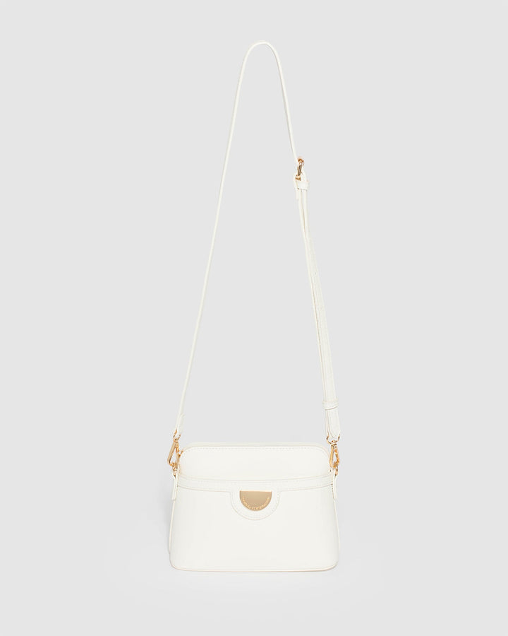 Colette by Colette Hayman White Karen Plate II Crossbody Bag