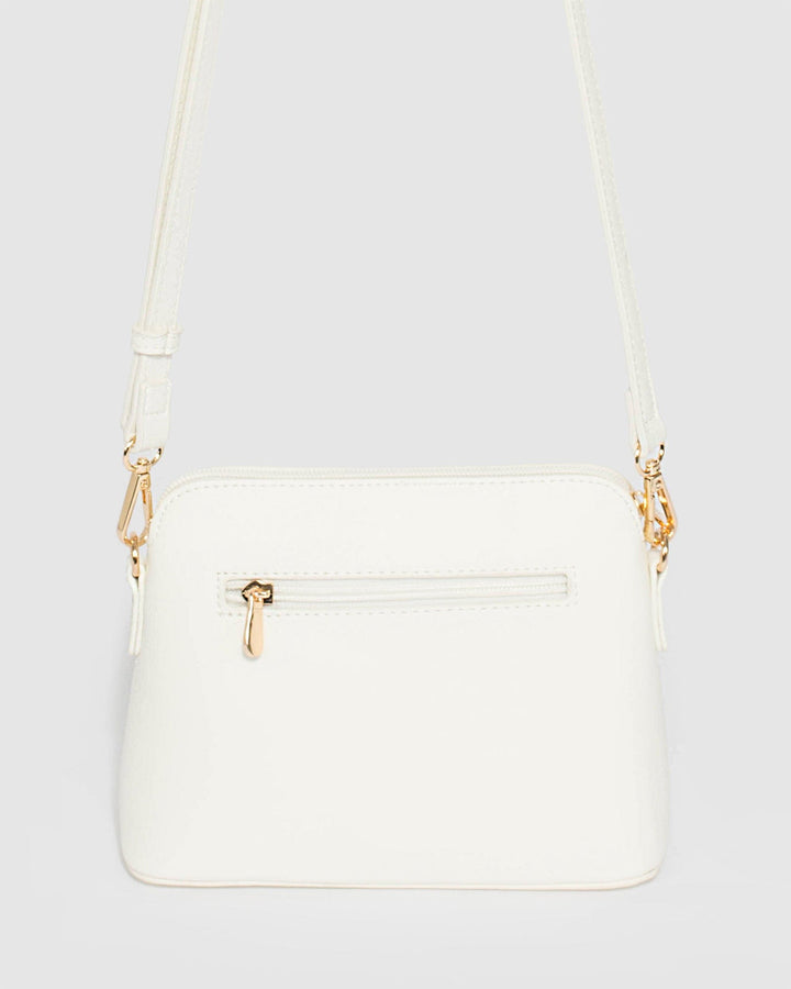 Colette by Colette Hayman White Karen Plate II Crossbody Bag