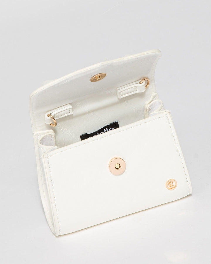 Colette by Colette Hayman White Koko Micro Mini Bag