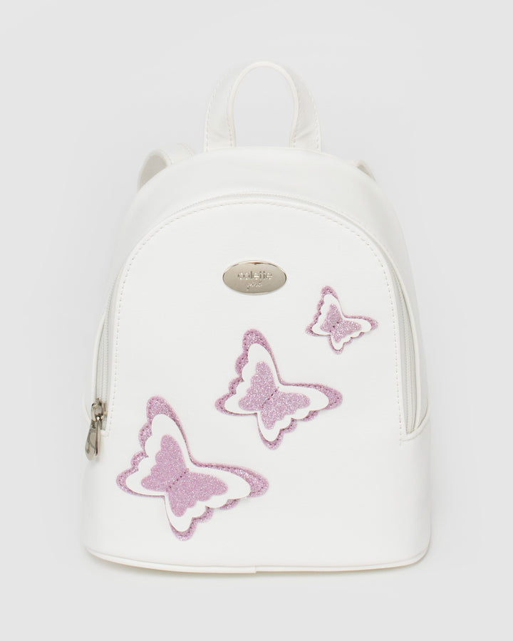 Colette by Colette Hayman White Lila Butterfly Wing Backpack