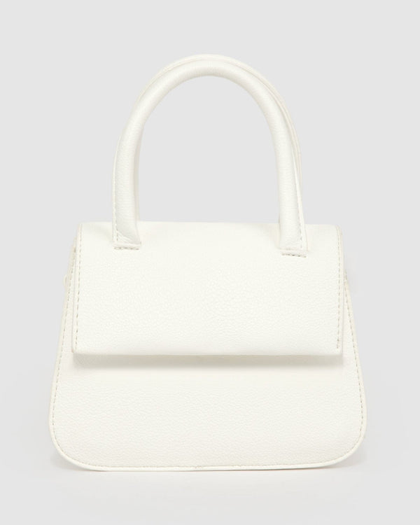 Colette by Colette Hayman White Olivia Double Handle Mini Bag
