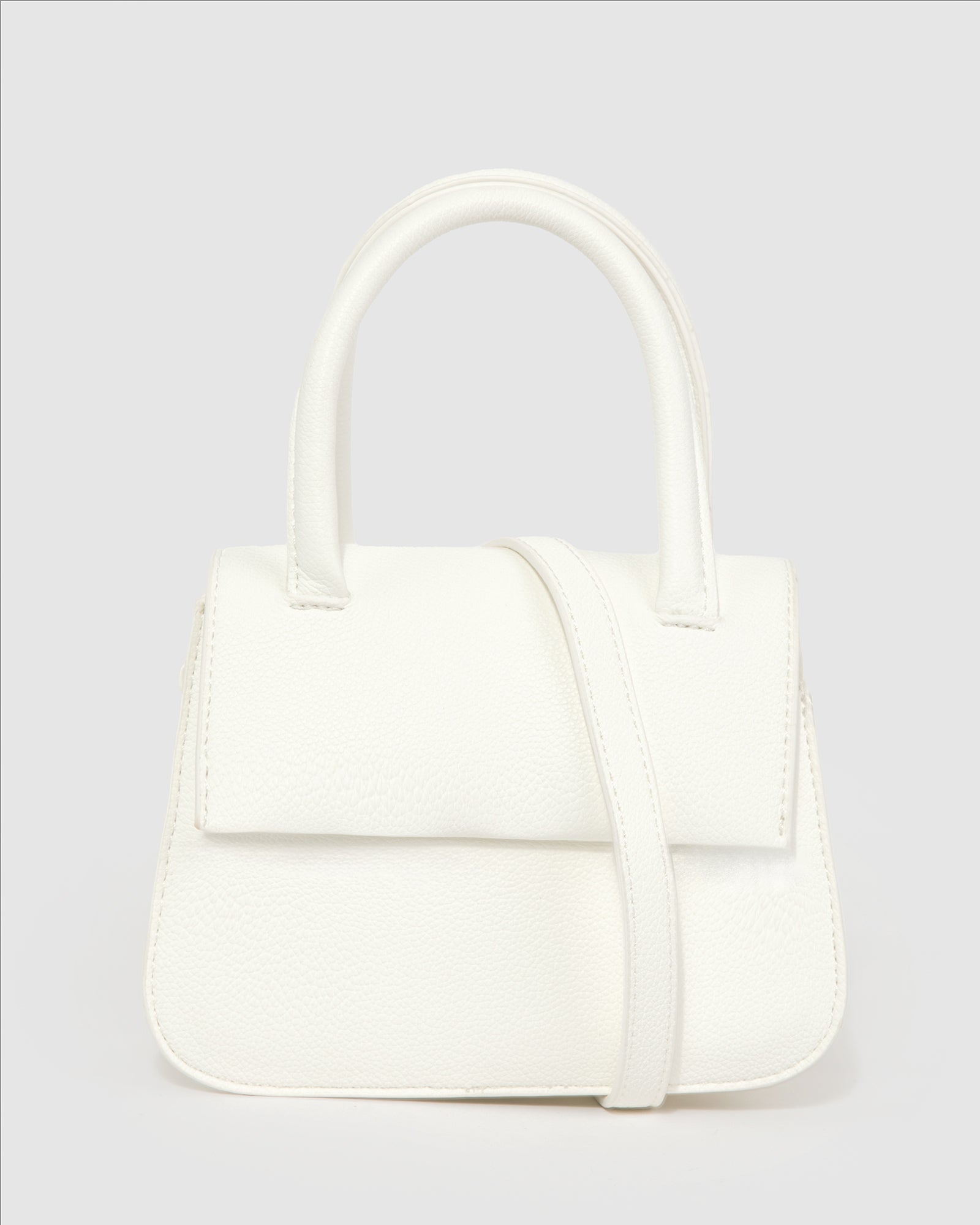 White Olivia Dbl Handle Mini | colette hayman