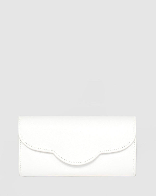 Colette by Colette Hayman White Verna Clutch Bag