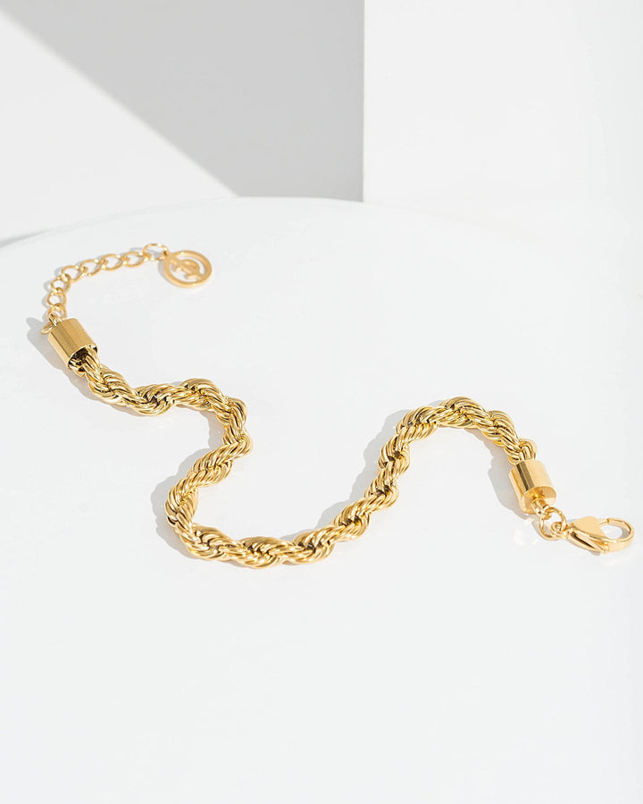 Colette by Colette Hayman 24k Gold Rope Chain Bracelet
