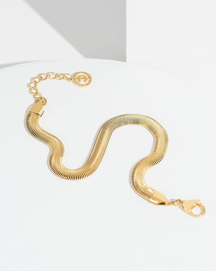 Colette by Colette Hayman 24k Gold Snake Chain Bracelet