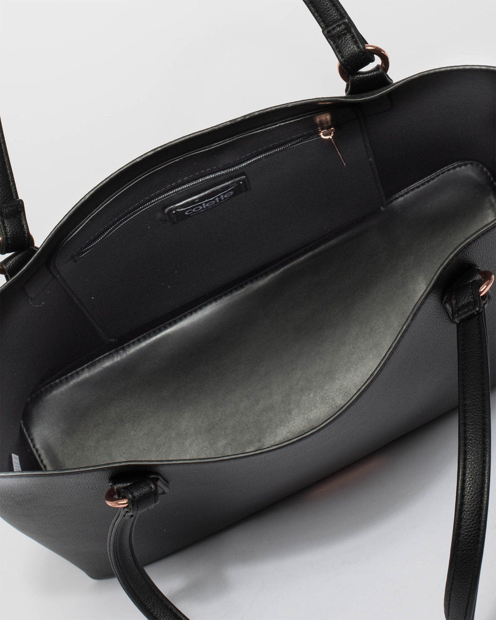 Angelina Black Tote Bag - Main Image