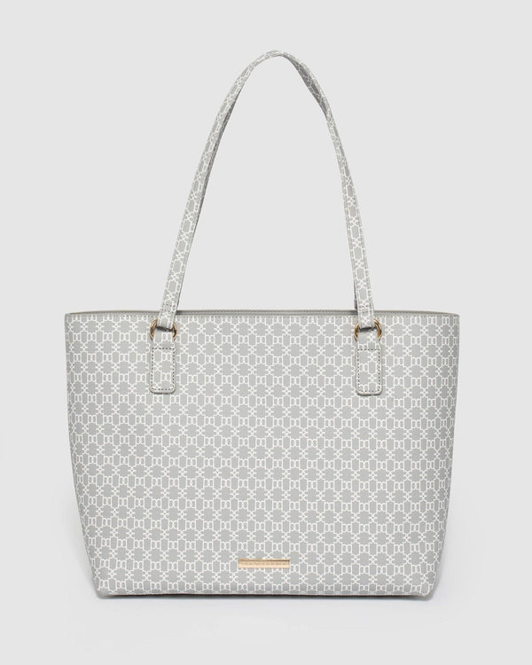 Colette by Colette Hayman Angelina Grey Tote Bag