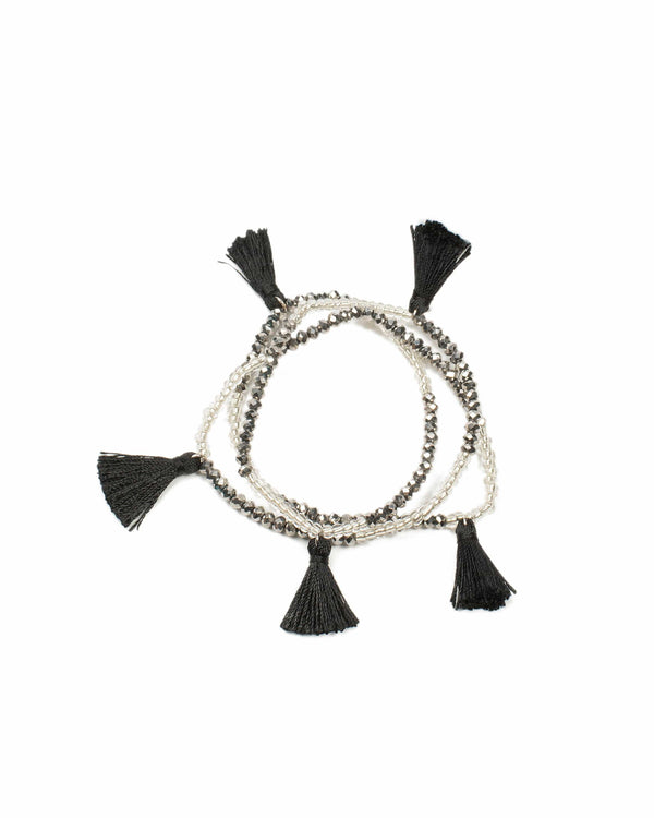 Colette by Colette Hayman Beaded Tassel Stretch Bracelet