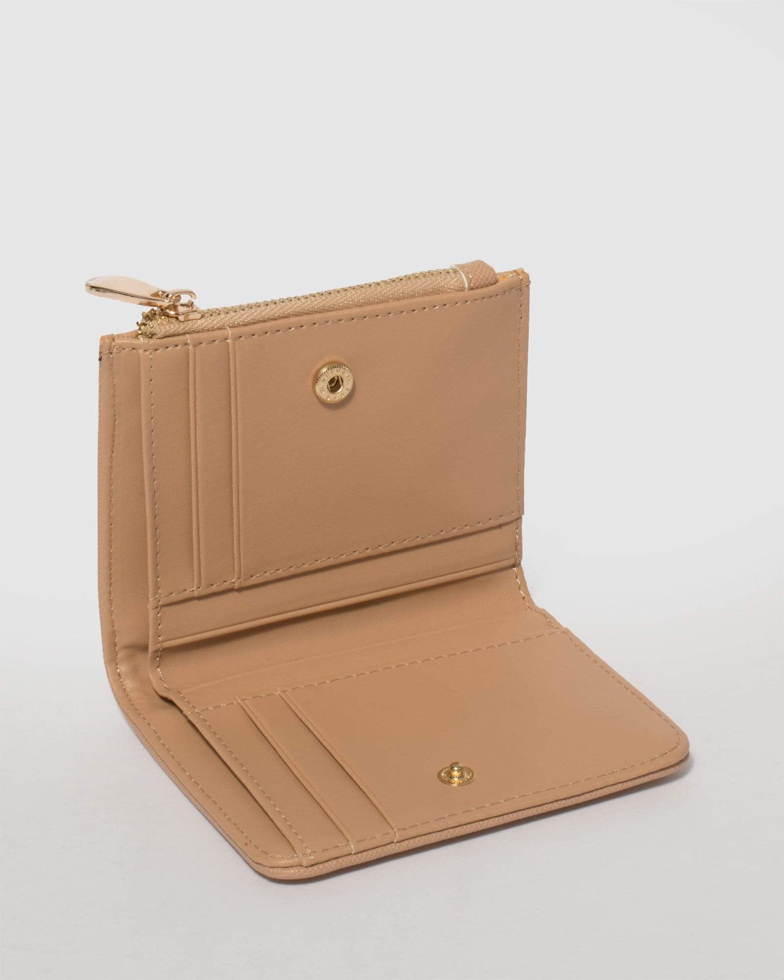 Beige Mini Wallet